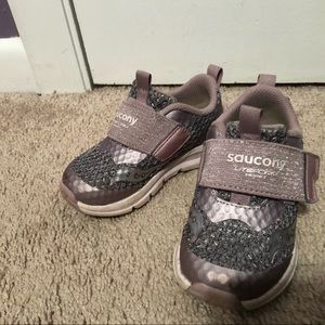 Light purple Saucony sneakers toddler size 7